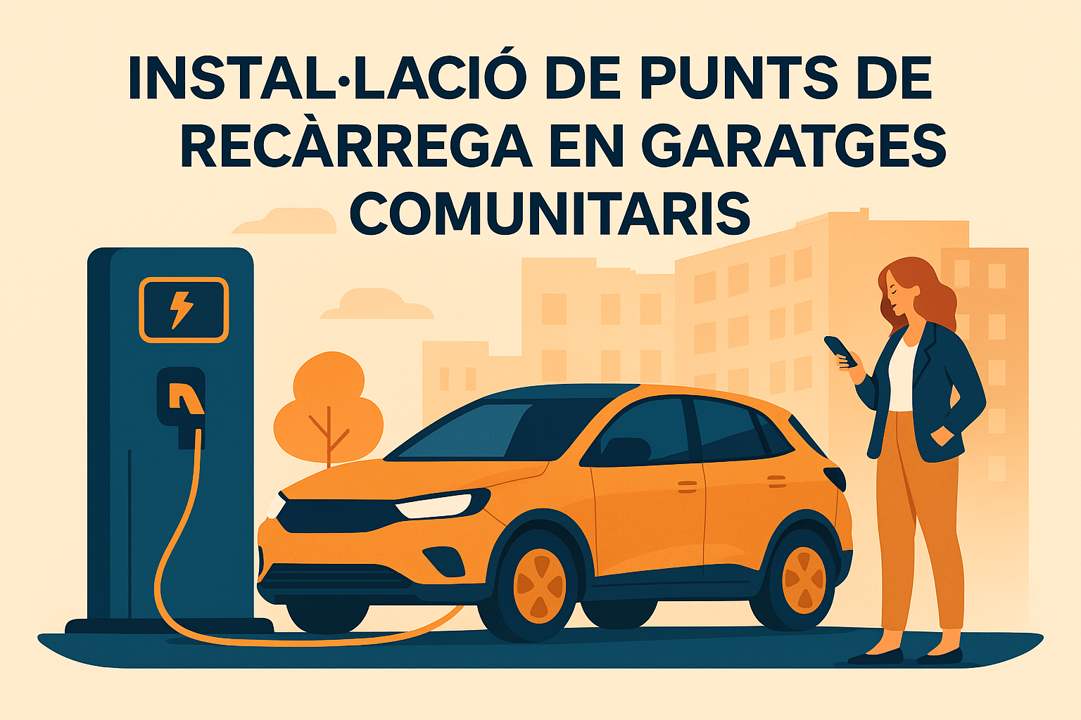 Instal·lació de punts de recàrrega en garatges comunitaris Catalunya